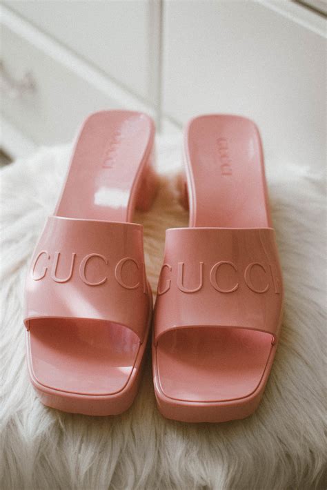 gucci rubber sandals womens|gucci closed toe sandals.